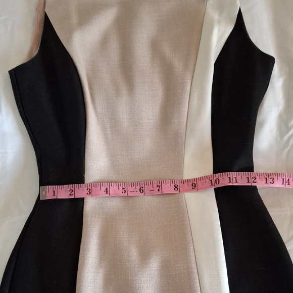 White House Black Market Colorblock Midi Dress - Picture 5 of 8